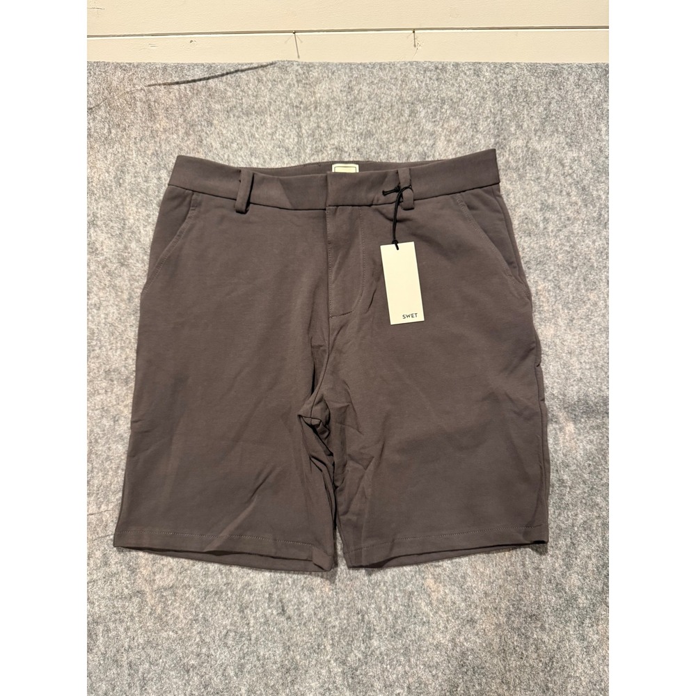 Swet Tailor Golf Shorts‎ Mens 30 Gray Golf Performance Stretch 8" Inseam NWT